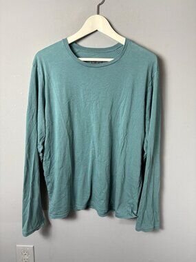 JANJI Mens L Runterra Bio Long Sleeve Running T-Shirt Blue